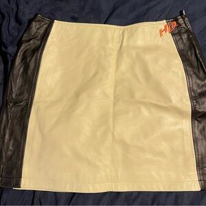 NWOT Harley Davidson leather mini skirt